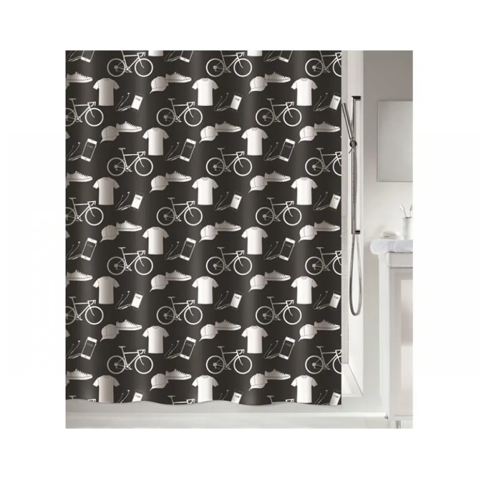 Rideau de douche - Polyester -180 X 200cm - Patchwork SPIRELLA