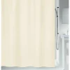 Rideau de douche - 120 x 200 cm - Beige - Polyester - PRIMO SPIRELLA