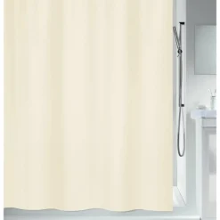 Rideau de douche - 120 x 200 cm - Beige - Polyester - PRIMO SPIRELLA