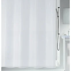 Rideau de douche - 180 x 200 cm - Blanc - Peva BIO SPIRELLA