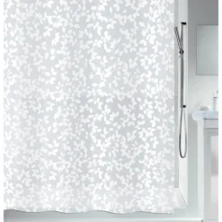Rideau de douche - 180 x 200 cm - Blanc - Polyester - Blatt SPIRELLA