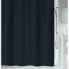 Rideau de douche - 180 x 200 cm - Noir - Polyester - Primo SPIRELLA