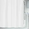 Rideau de douche - 120 x 200 cm - Polyester - Blanc - PRIMO SPIRELLA