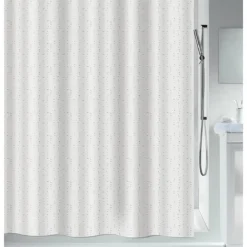 Rideau de douche - 240 x 200 cm - Polyester - Blanc - Wet SPIRELLA