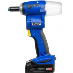 Riveteuse sur batterie Birdie® CAS 18V/2Ah - pose rivets jusqu'à 5mm - 1 chargeur + 1 batterie GESIPA