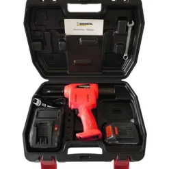 Riveteuse 18V GO252 pour rivets Ø 3,2 à 5 mm - 2 batteries et chargeur DEGOMETAL