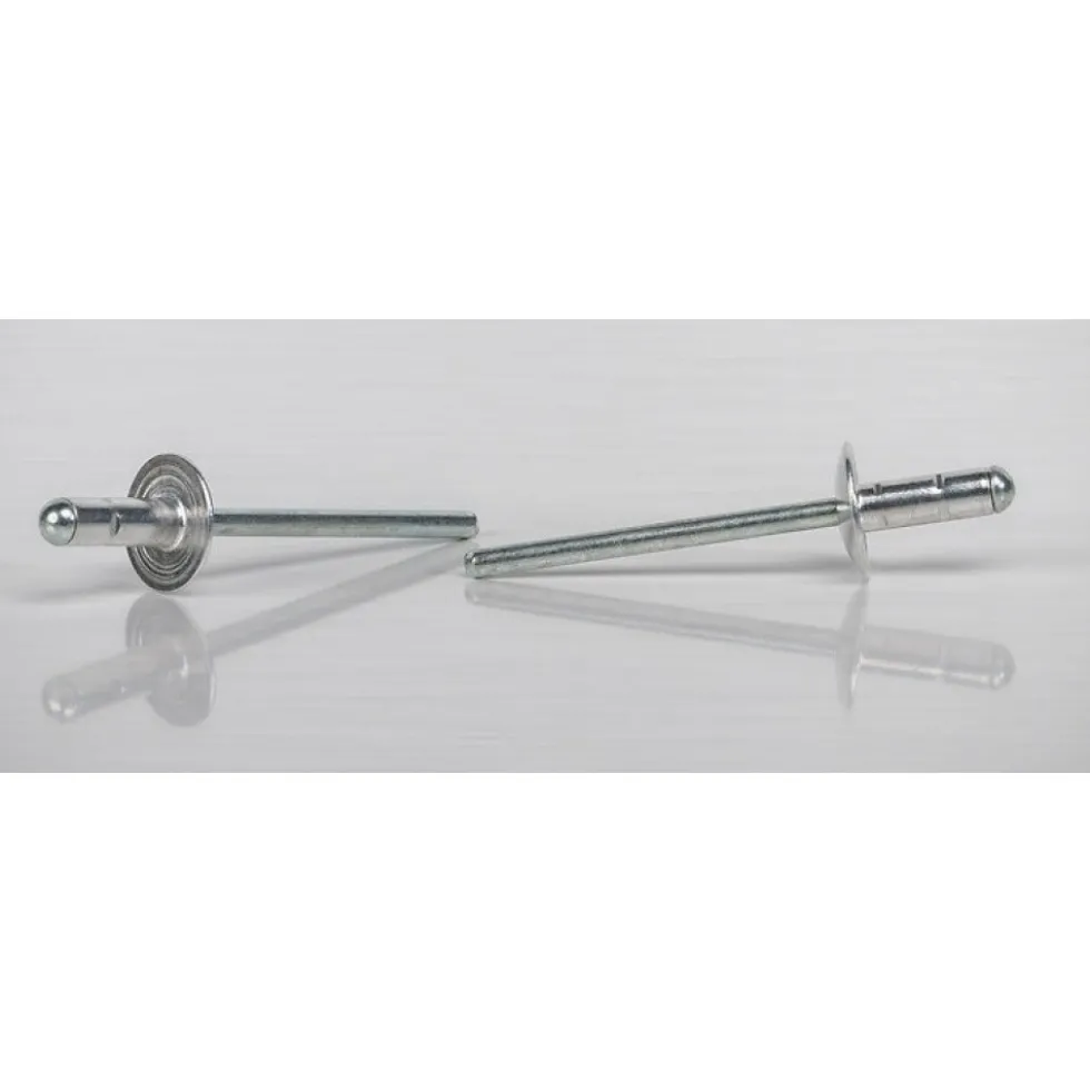 Rivets aveugles en aluminium et inox A2 - tête large GESIPA