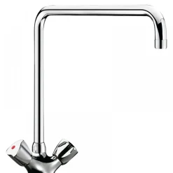 Robinet cuisine sur table - bec angulaire L300 x H290 mm - G66453 DELABIE