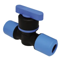 Robinet d'arrêt égal PE pour tube PE Ø 25 mm - instantané - Speedfit Blue John Guest
