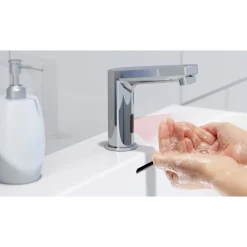 Robinet de lavabo sans contact - eau froide - chromé - Vital SCHÜTTE