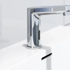 Robinet de lavabo sans contact - eau froide - chromé - Vital SCHÜTTE