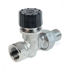 Robinet droit thermostatisable avec équilibrage dynamique du débit GIACOMINI