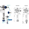 Robinet flotteur hydraulique - universel - fixation latérale ou basse SIAMP