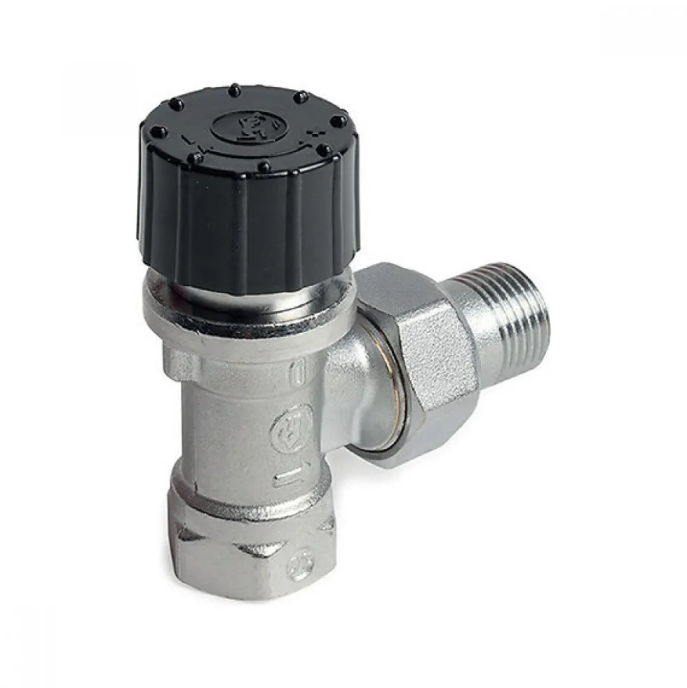 Robinet équerre thermostatisable avec équilibrage dynamique du débit GIACOMINI