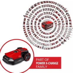 Robot tondeuse FREELEXO 500 + kit d'accessoires - Power X-Change EINHELL