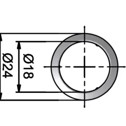 Rosace de cylindre à palastre 391 pour cylindre Z23A LEHMANN
