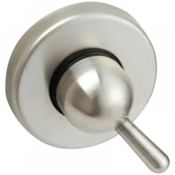 Rosace de fonction ronde en inox -LINOX -condamnation avec voyant -PMR VACHETTE