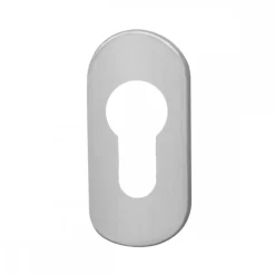 Rosace de sécurité étroite ovale EZ147 clé I - 74x34 mm - inox satiné KARCHER DESIGN