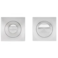 Rosace 3 pièces carrée en inox satiné - série EZ1340 KARCHER DESIGN