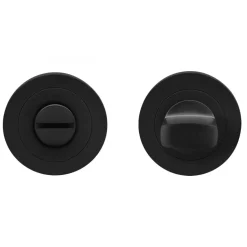 Rosace 3 pièces ronde en inox cosmos noir série EZ1332 bord droit KARCHER DESIGN
