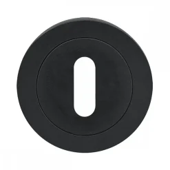 Rosace 3 pièces ronde en inox cosmos noir série EZ1332 bord droit KARCHER DESIGN