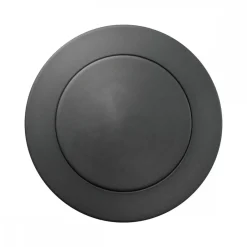 Rosace 3 pièces ronde en inox gris titanium série EZ1332 bord droit KARCHER DESIGN