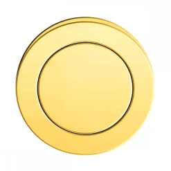 Rosace 3 pièces ronde en zirconium poli série EZ1332 bord droit KARCHER DESIGN