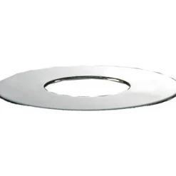 Rosace plate chromée - diamètre 65 mm - vendu par paire DELABIE