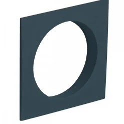 Rosace pour serrures Push Lock - carrée ou ronde - gris anthracite JUNIE