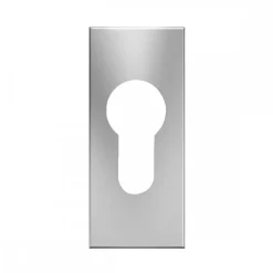 Rosace rectangulaire en inox satiné ESO210Q - clé i - 70 x 30 mm KARCHER DESIGN