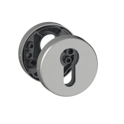 Rosace ronde pour poignée de porte - en inox 202 - LC VACHETTE