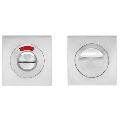 Rosaces 3 pièces carrées à condamnation avec voyant rouge et blanc KARCHER DESIGN
