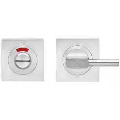 Rosaces 3 pièces carrées à condamnation PMR avec voyant rouge et blanc KARCHER DESIGN
