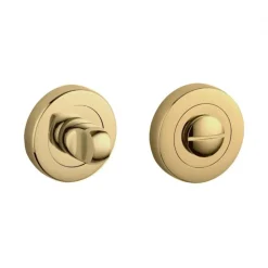 Rosaces pour poignées de porte - laiton poli - design DCG DCG