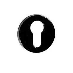 Rosaces pour poignées de porte - polyamide - Arcolor 7700 - noir VACHETTE