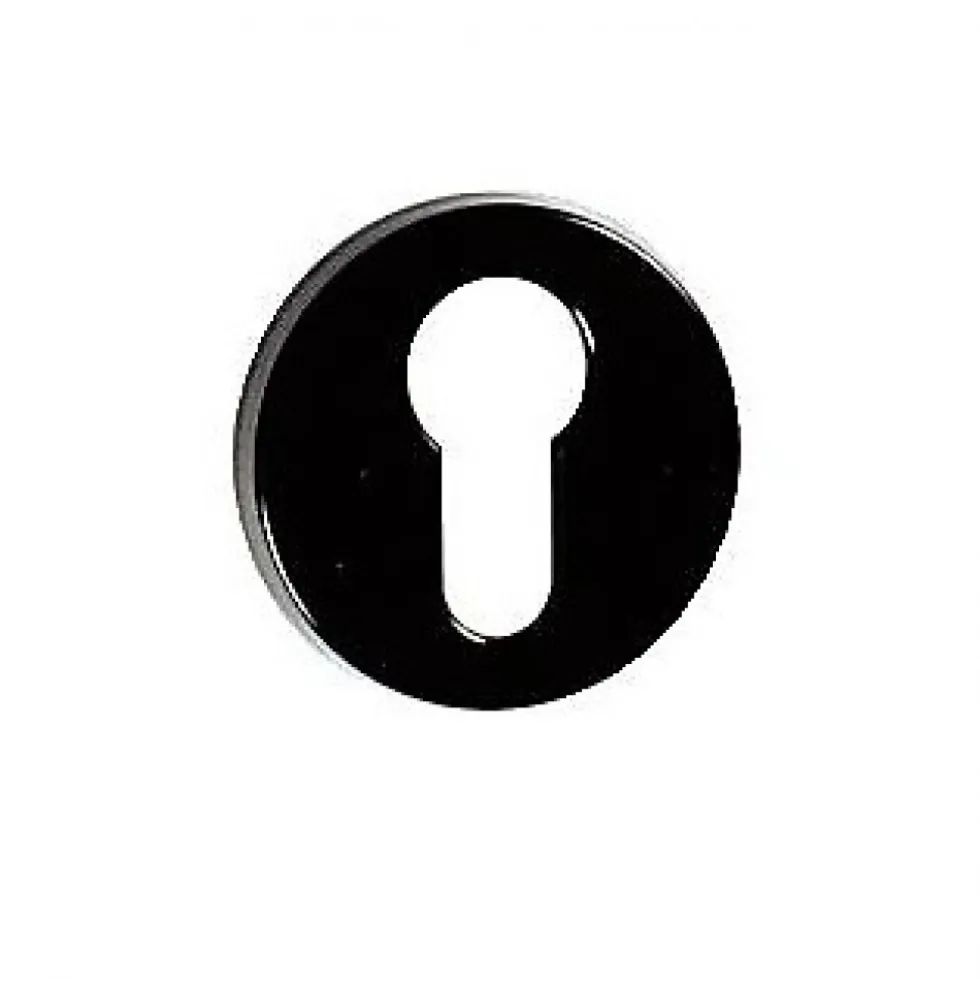 Rosaces pour poignées de porte - polyamide - Arcolor 7700 - noir VACHETTE