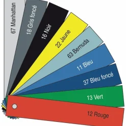 Rosaces rondes pour poignées de porte - nylon - ZD - noir NORMBAU