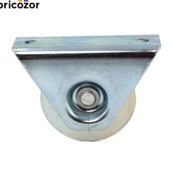 Roue à gorge ronde 327 - support extérieur - roulement à billes COMUNELLO