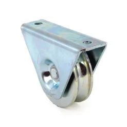 Roue à gorge ronde 327 - support extérieur - roulement à billes COMUNELLO