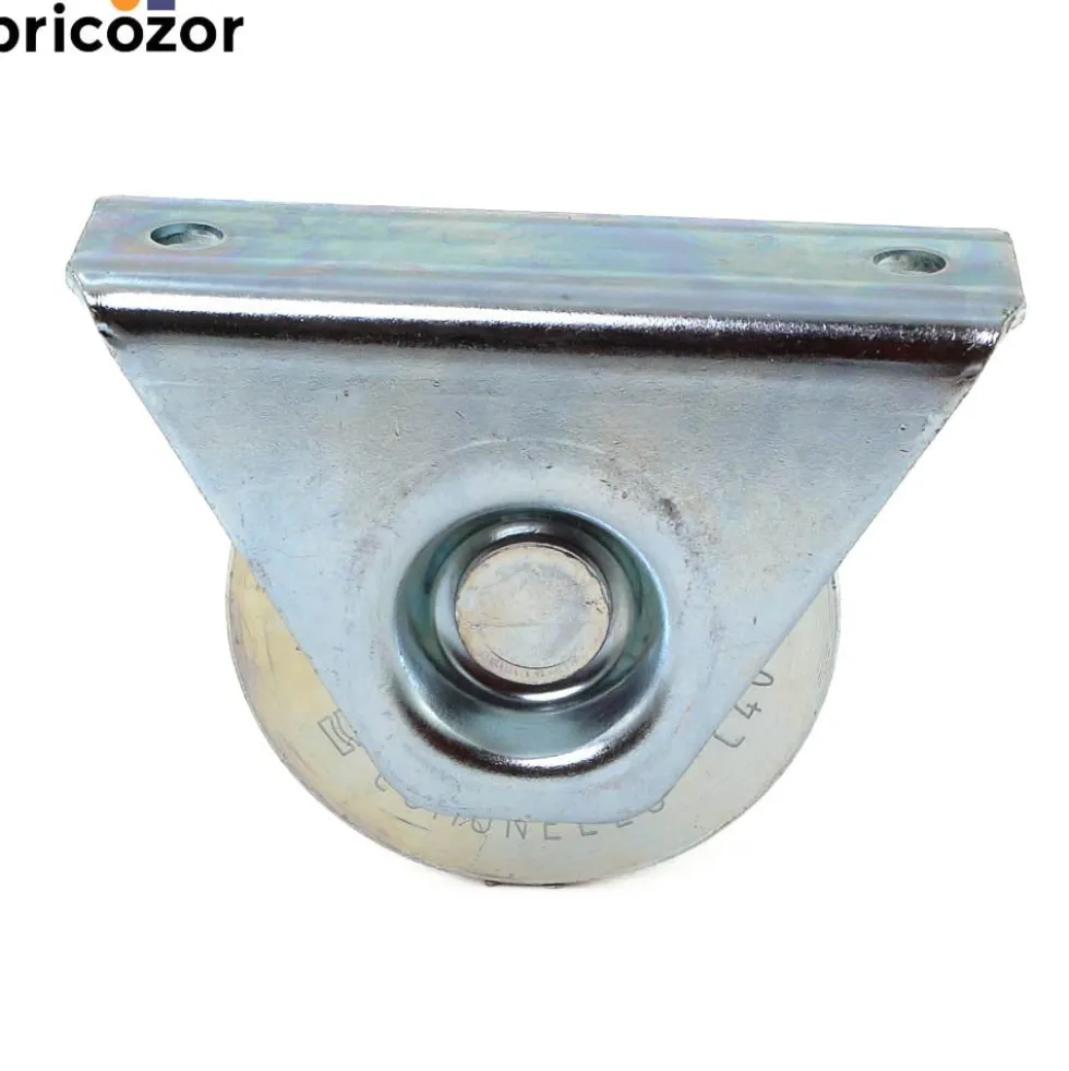 Roue à gorge ronde 327 - support extérieur - roulement à billes COMUNELLO
