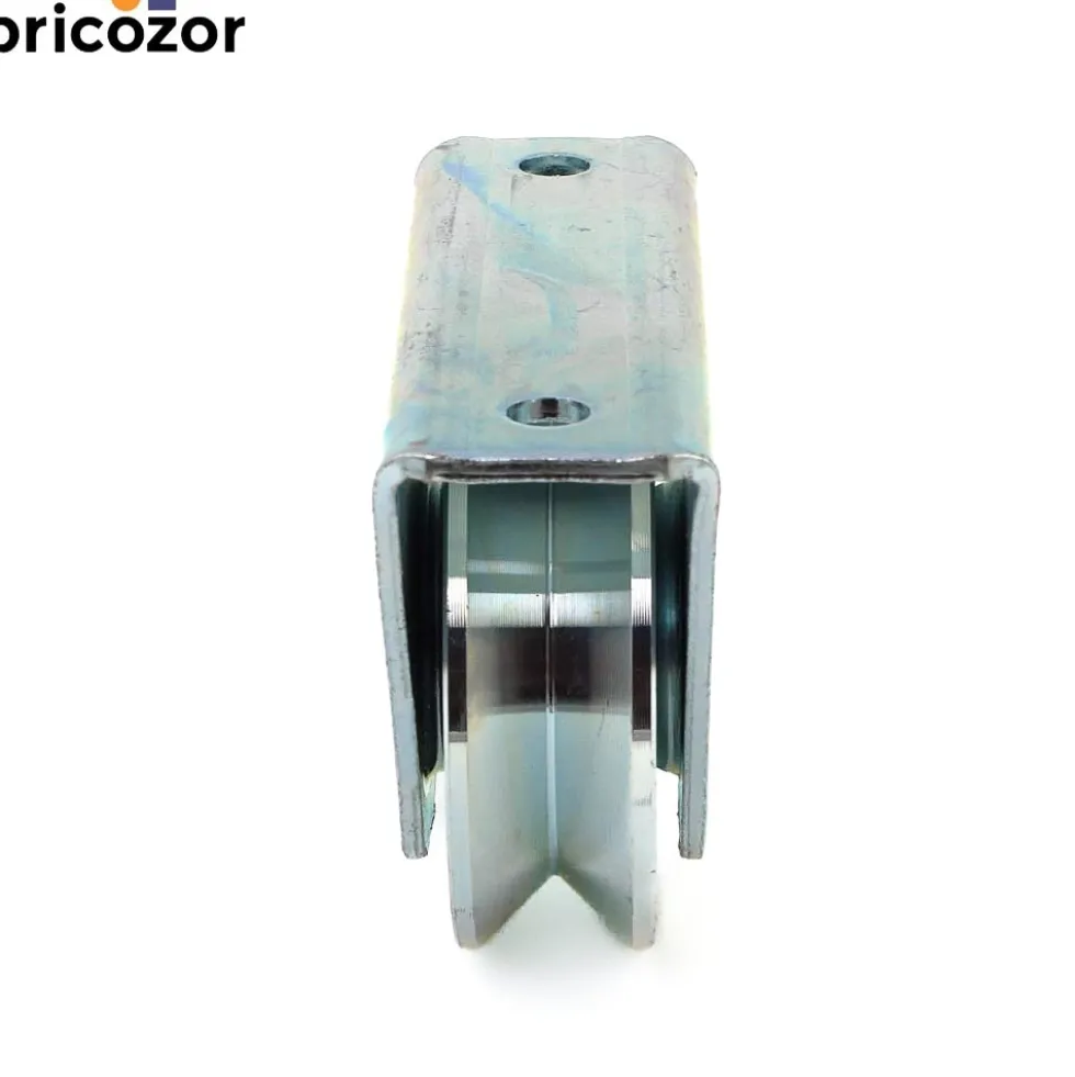Roue à gorge triangulaire 325 V - support extérieur - roulement à billes COMUNELLO