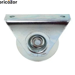 Roue à gorge triangulaire 325 V - support extérieur - roulement à billes COMUNELLO