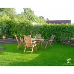 Rouleau de gazon synthétique - 2 x 25 m - hauteur 40 mm - JET7GREEN40-BLO JET7GARDEN