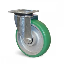 Roulette épaisse pivotante fixation à platine GUITEL