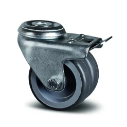 Roulette pivotante à frein double galet - fixation œil - Agila Twin TENTE