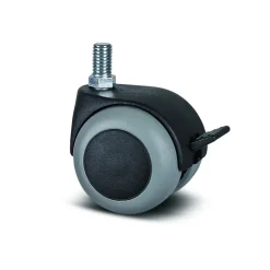 Roulette pivotante à frein table et bureau - tige - ø50mm - Lumina TENTE