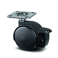 Roulette pivotante à frein - table et bureau - ø 40mm - Lumina TENTE