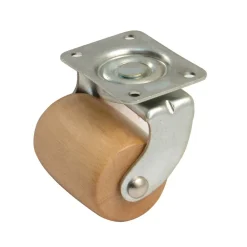 Roulette pour literie - platine 70 mm - charge 100 kg AVL