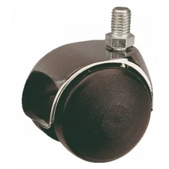 Roulettes Twiny, chape zamak, sur tige filetée GUITEL
