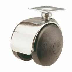Roulettes Twiny, chape zamak, sur platine GUITEL